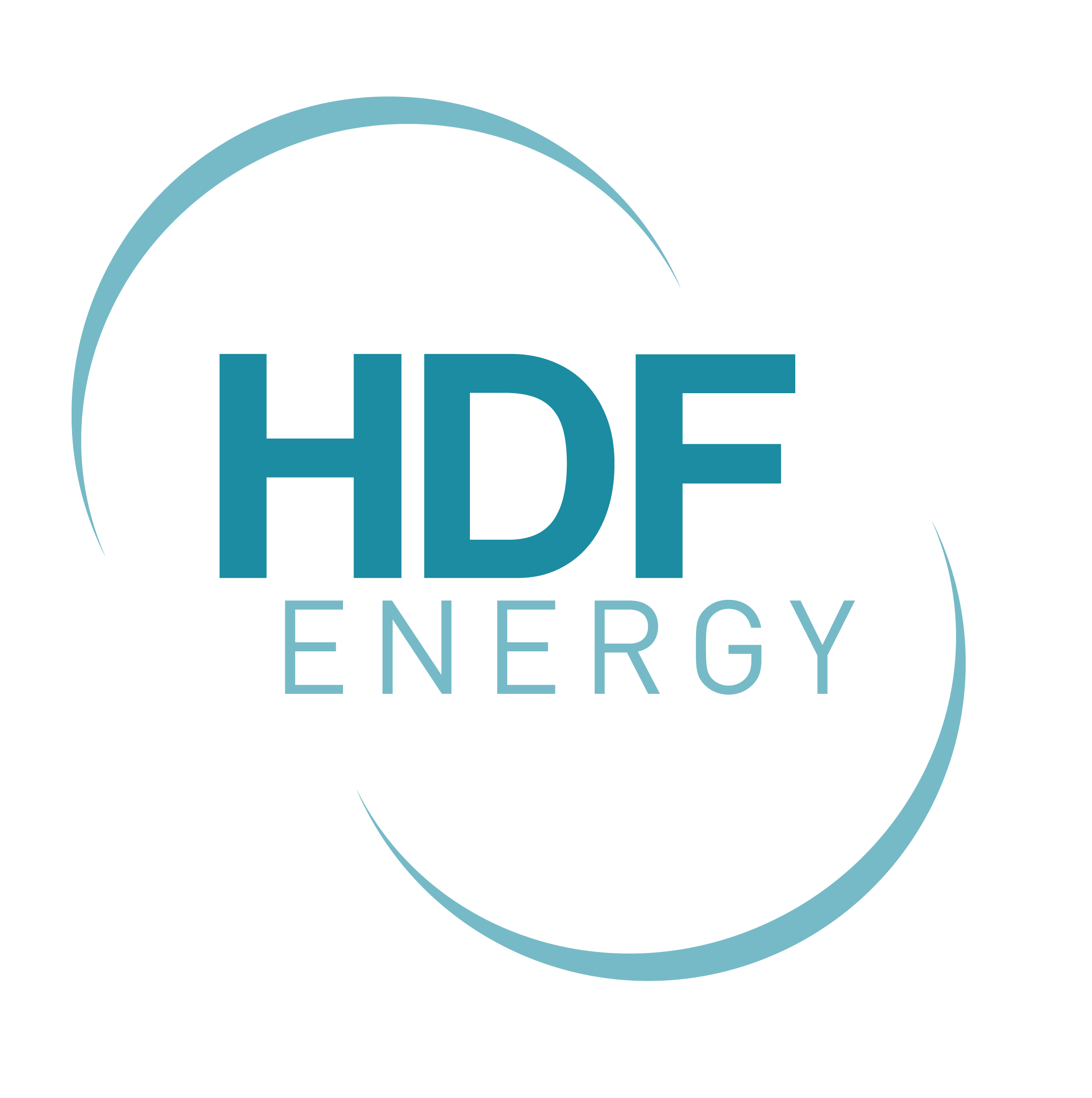 hdf energy bleu vert fond transparent